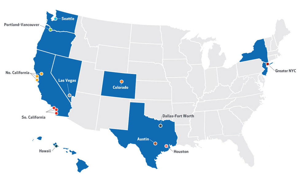U.S map